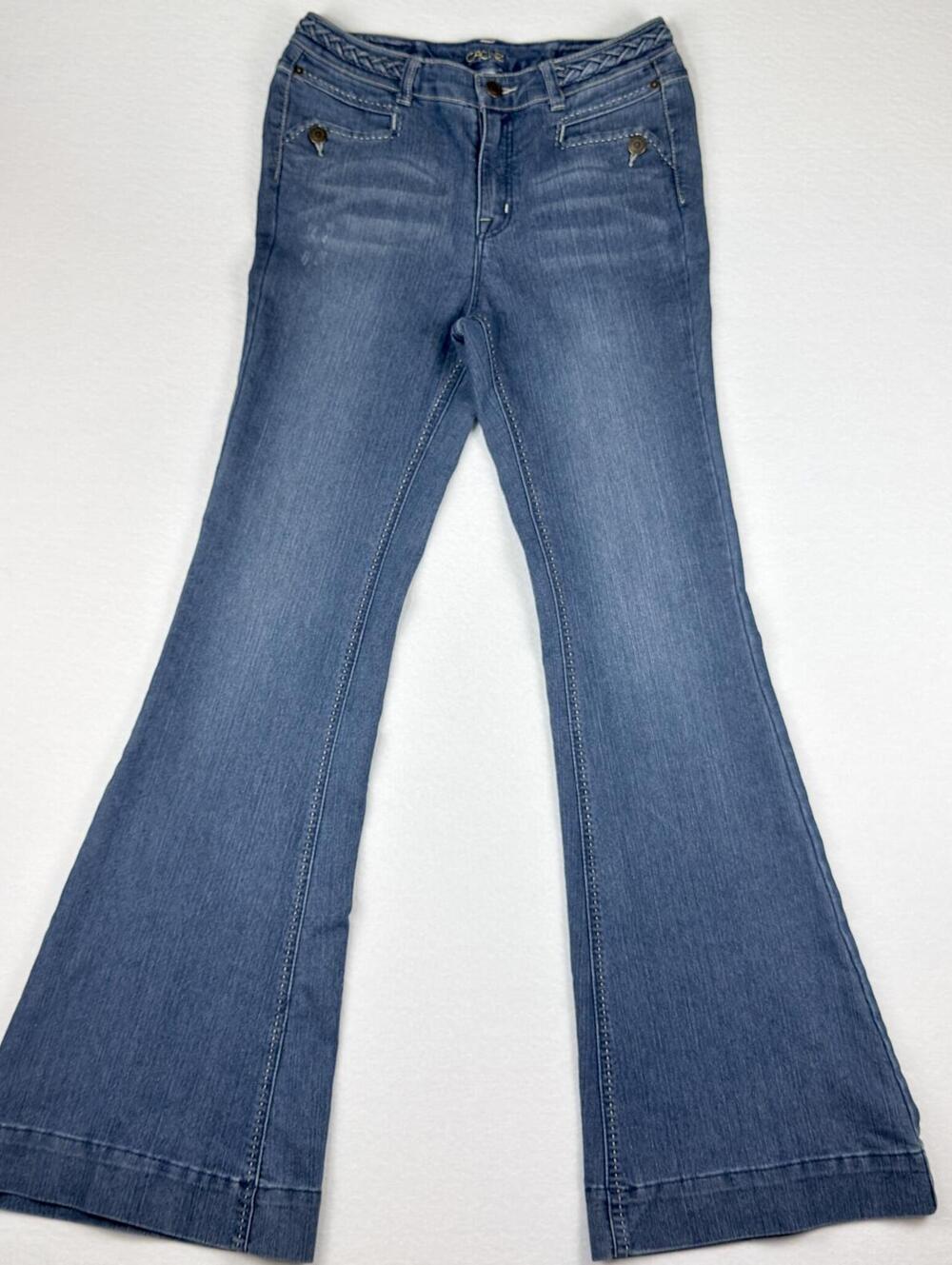 Cache Blue Flare Jeans Y2K